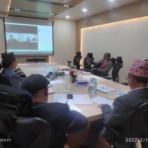 सिबिफिन र वरिष्ठ अधिवक्ता श्री शम्भु थापावीच भेटघाट तथा छलफल