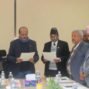 सिबिफिनको तेस्रो वार्षिक साधारण सभाबाट निर्वाचित दोस्रो कार्यसमितिका पदाधिकारी तथा सदस्यहरुको सपथग्रहण तथा पदबहाली कार्यक्रम